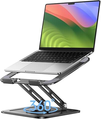 Adjustable 360° Rotating Laptop Stand for Desk
