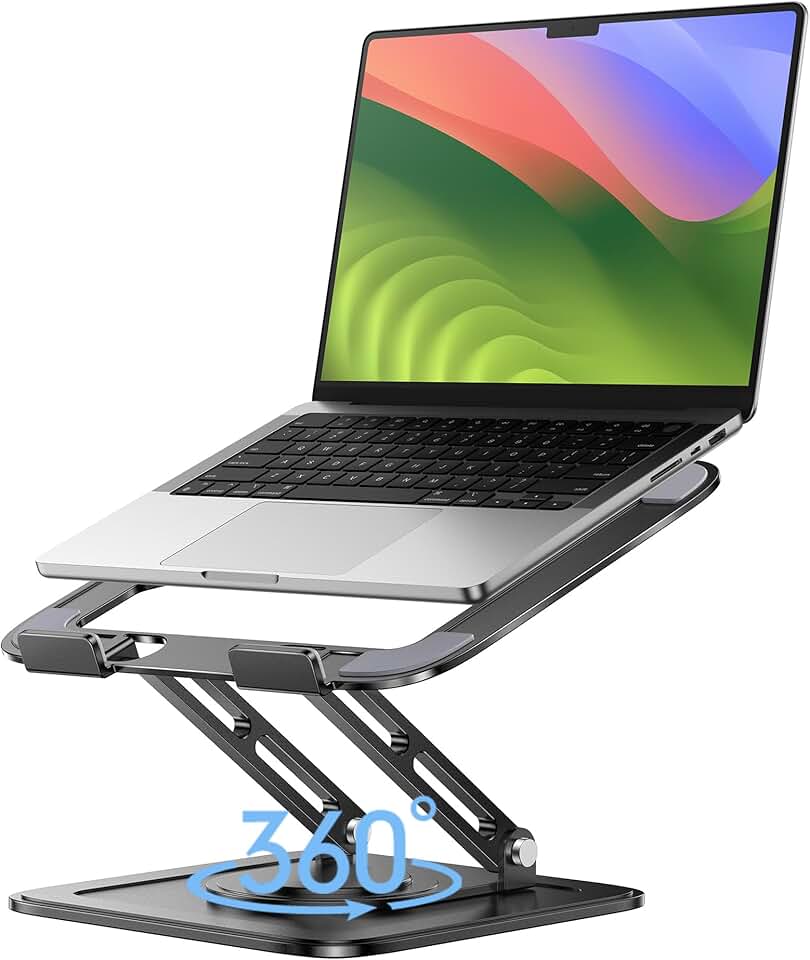 Adjustable 360° Rotating Laptop Stand for Desk