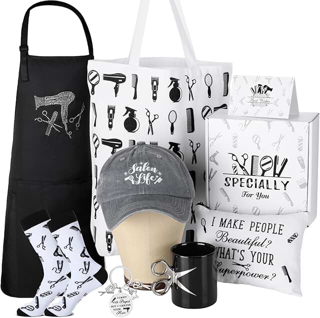 9-Piece Hairdresser Gift Set with Accessories