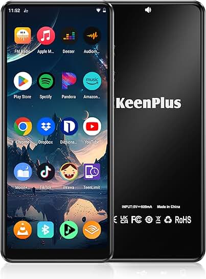 144GB MP3/MP4 Player with Bluetooth, WiFi, Touchscreen