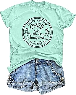 Women’s Hawaiian Beach T-Shirt for Summer Vacation