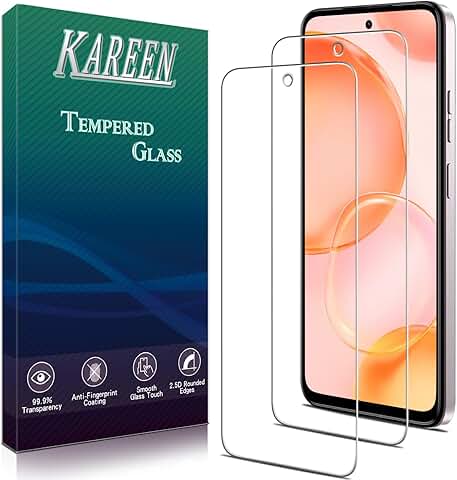 Two Pack Tempered Glass Screen Protectors for Moto G Stylus 2025
