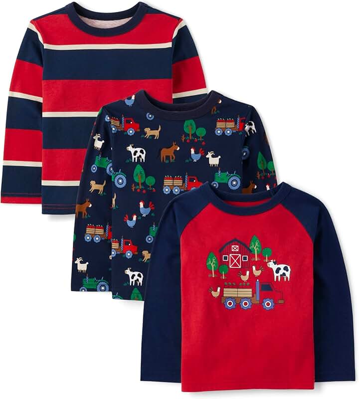 Baby Boys' Long Sleeve Casual Knit Shirt