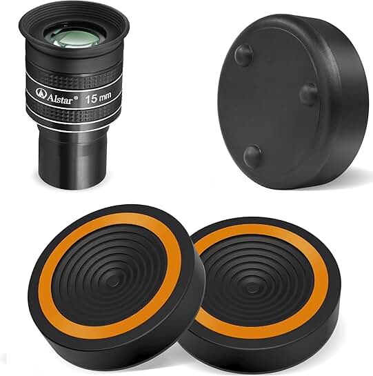 1.25-inch 58° 15mm Telescope Eyepiece with Anti-Vibration Pads
