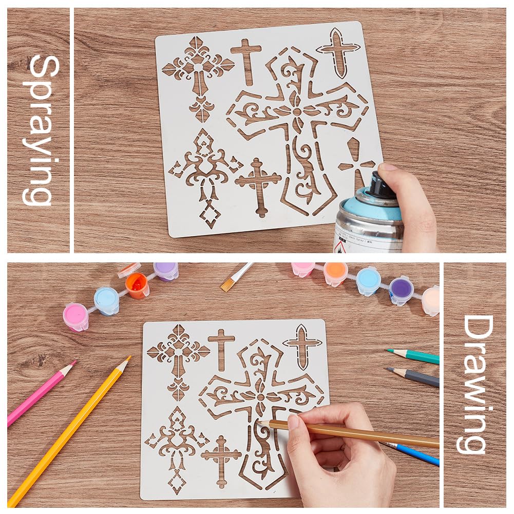 Lace Metal Canvas Stainless Steel Template 6.15in