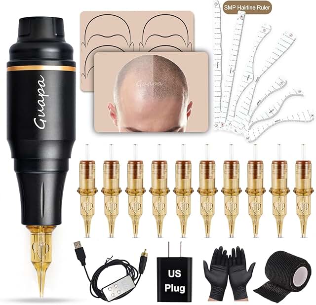 Adjustable Scalp Micropigmentation Machine Kit