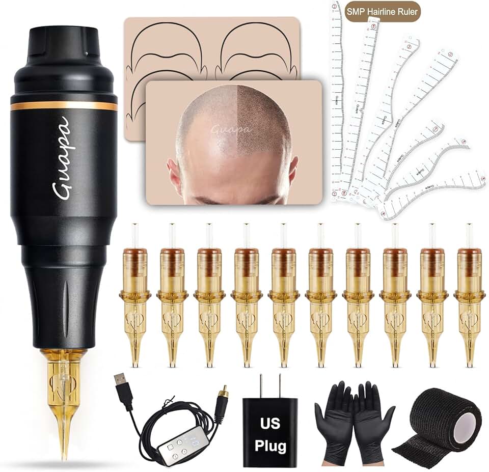 Adjustable Scalp Micropigmentation Machine Kit