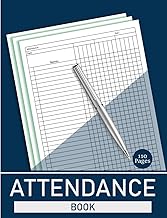 Large Print Attendance Book for 30 Names