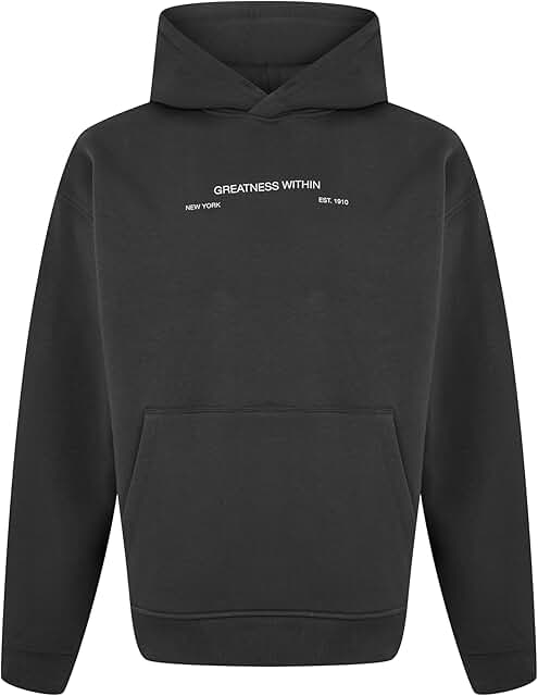Men's Boxing Club Hoodie, Warm Oversized Fleece Sweatshirt