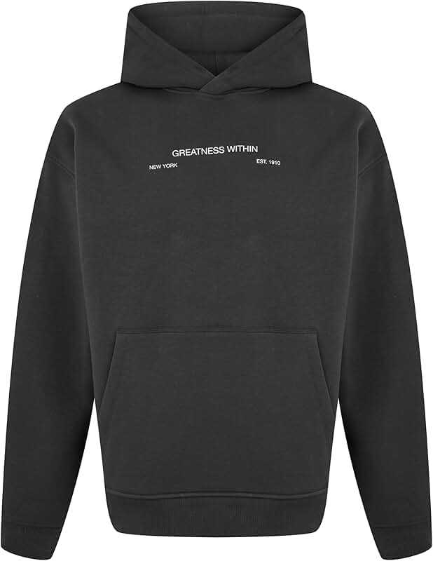 Men's Boxing Club Hoodie, Warm Oversized Fleece Sweatshirt