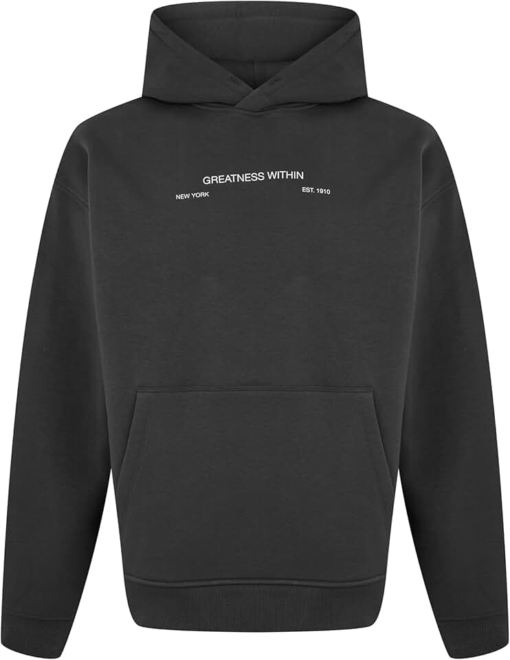 Men's Boxing Club Hoodie, Warm Oversized Fleece Sweatshirt