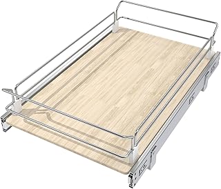 15" x 22" Pull Out Cabinet Organizer with Slide Out Drawers