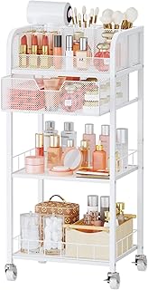 4-Tier Makeup and Skincare Storage Cart