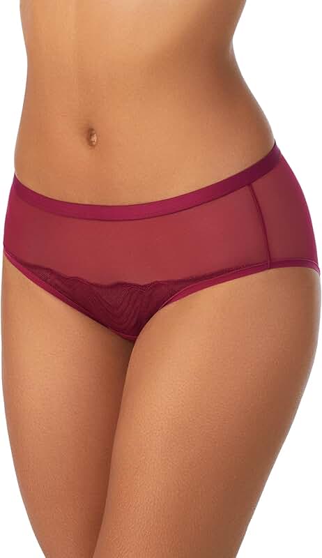 Women's Lace Wave Pattern Hipster Underwear