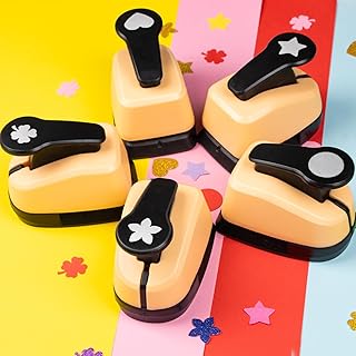 Set of 5 Paper Hole Punches for Crafts and Scrapbooking
