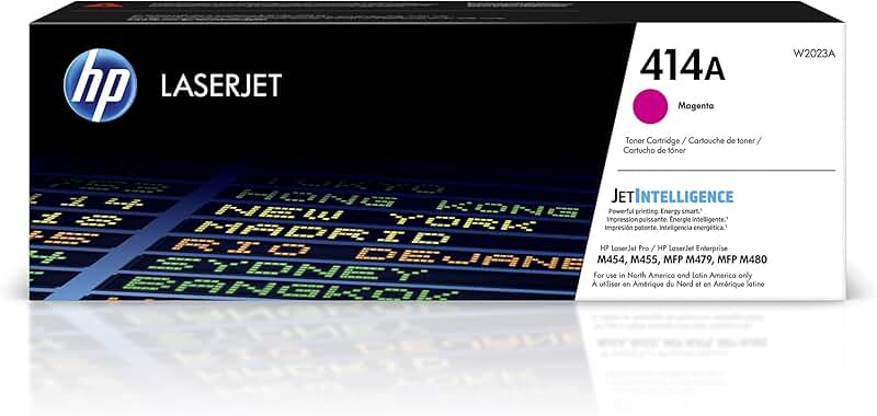 Magenta Toner Cartridge for Laser Printer