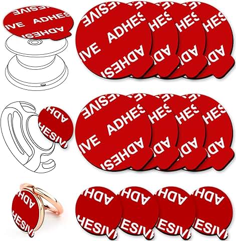 8 Pack Double-Sided Sticky Tape for Grip and Stand