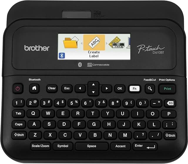 Professional Bluetooth Label Maker for TZe Tapes
