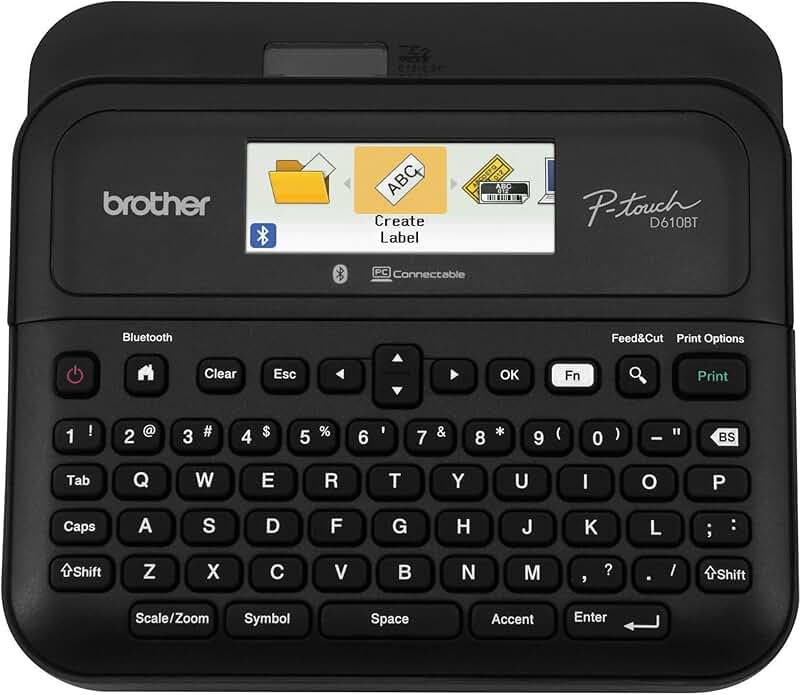 Professional Bluetooth Label Maker for TZe Tapes