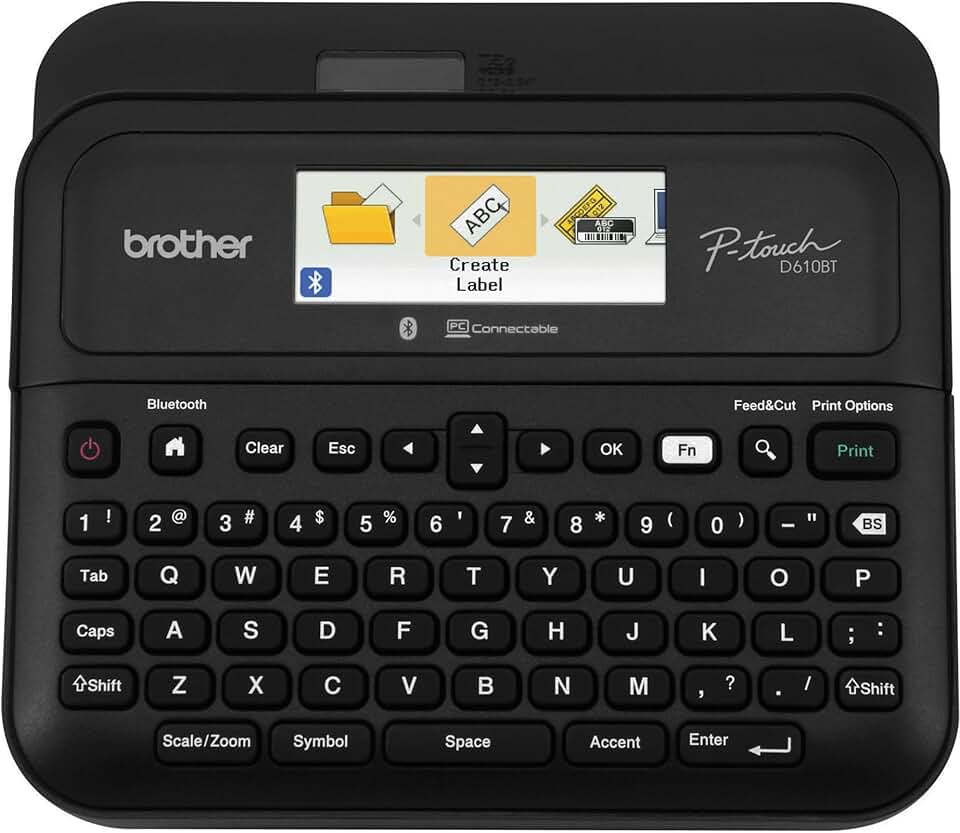 Professional Bluetooth Label Maker for TZe Tapes