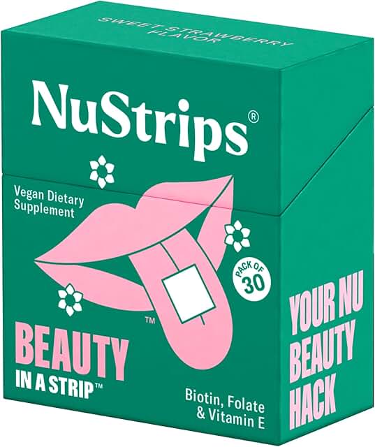 Fast-Dissolving Beauty Strips with Biotin and Vitamins