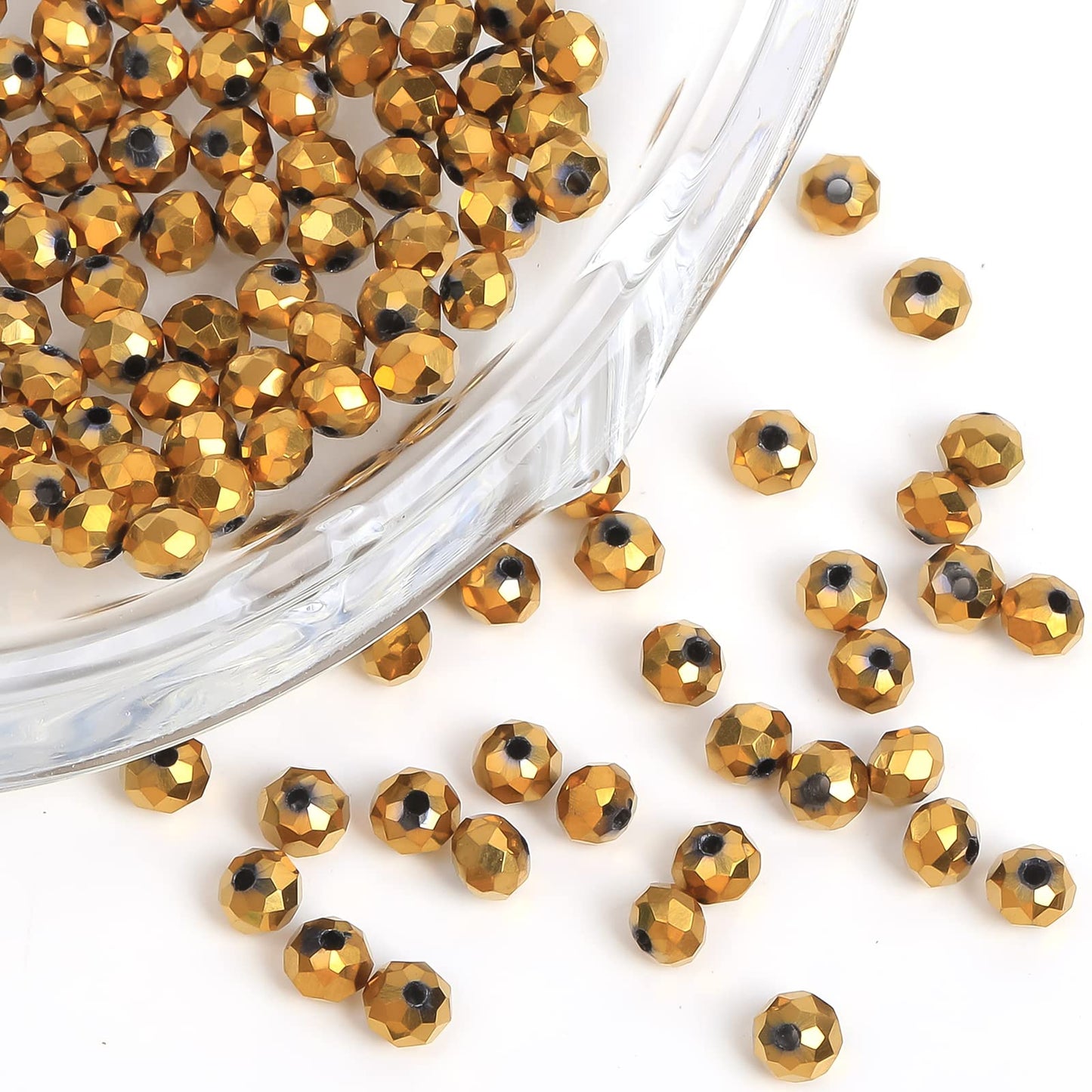 10 Strands 4mm Crystal Beads for Jewelry Making