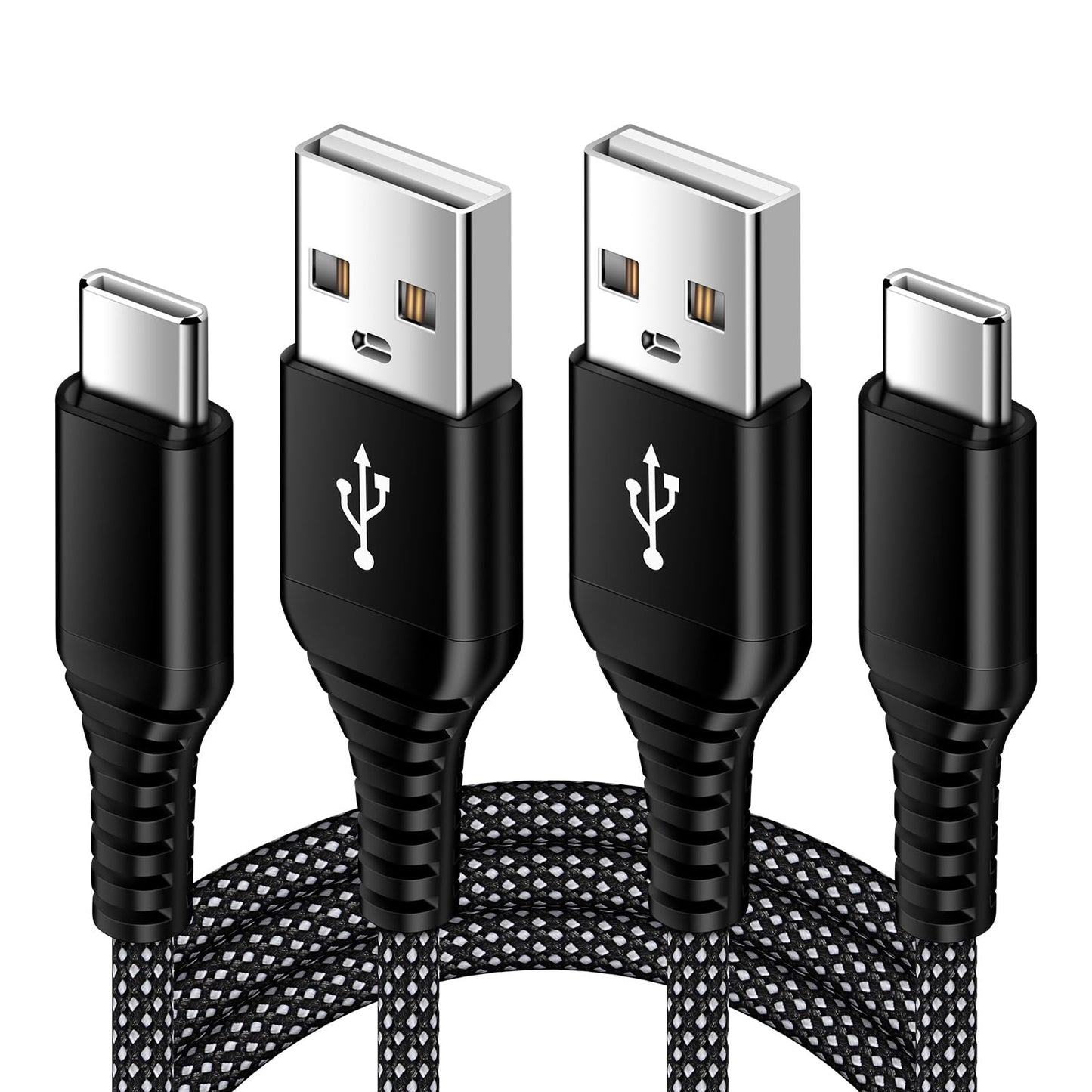 6ft USB Type C Charging Cable for Android Phones (2 Pack)