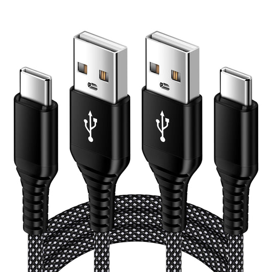 6ft USB Type C Charging Cable for Android Phones (2 Pack)