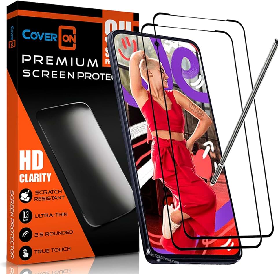 Screen Protector for Moto G Stylus 5G, 2 Pack