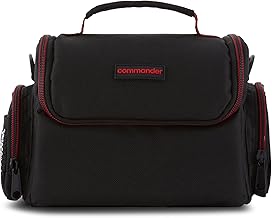 Medium water-resistant padded camera bag for travel