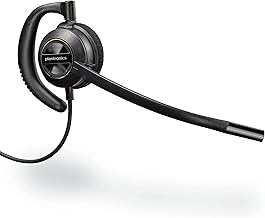 Poly EncorePro 530 Quick Disconnect Over-the-Ear Headset Black