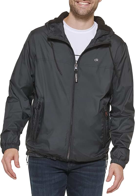 Men's Hooded Windbreaker