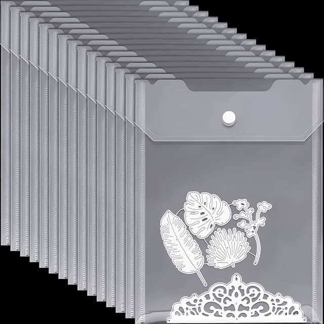 Large Stamp and Die Storage Pockets for Crafts