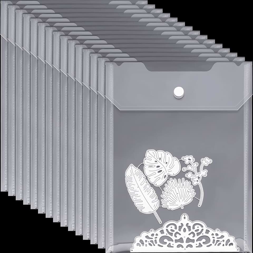 Large Stamp and Die Storage Pockets for Crafts