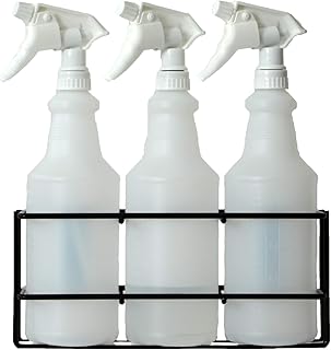 Wall Mount Spray Bottle Rack for 32 oz Bottles