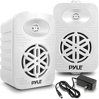 Waterproof Bluetooth Indoor and Outdoor Speakers Pair