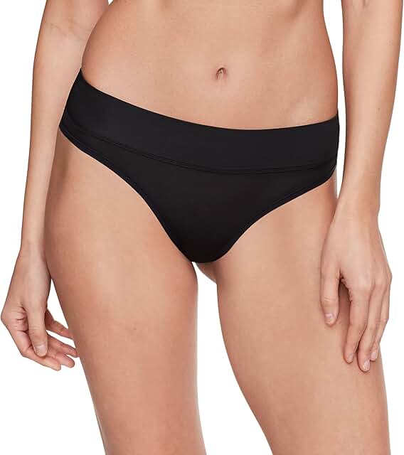 Women's Comfortable No Pinch Dig-Free Waistband Thong