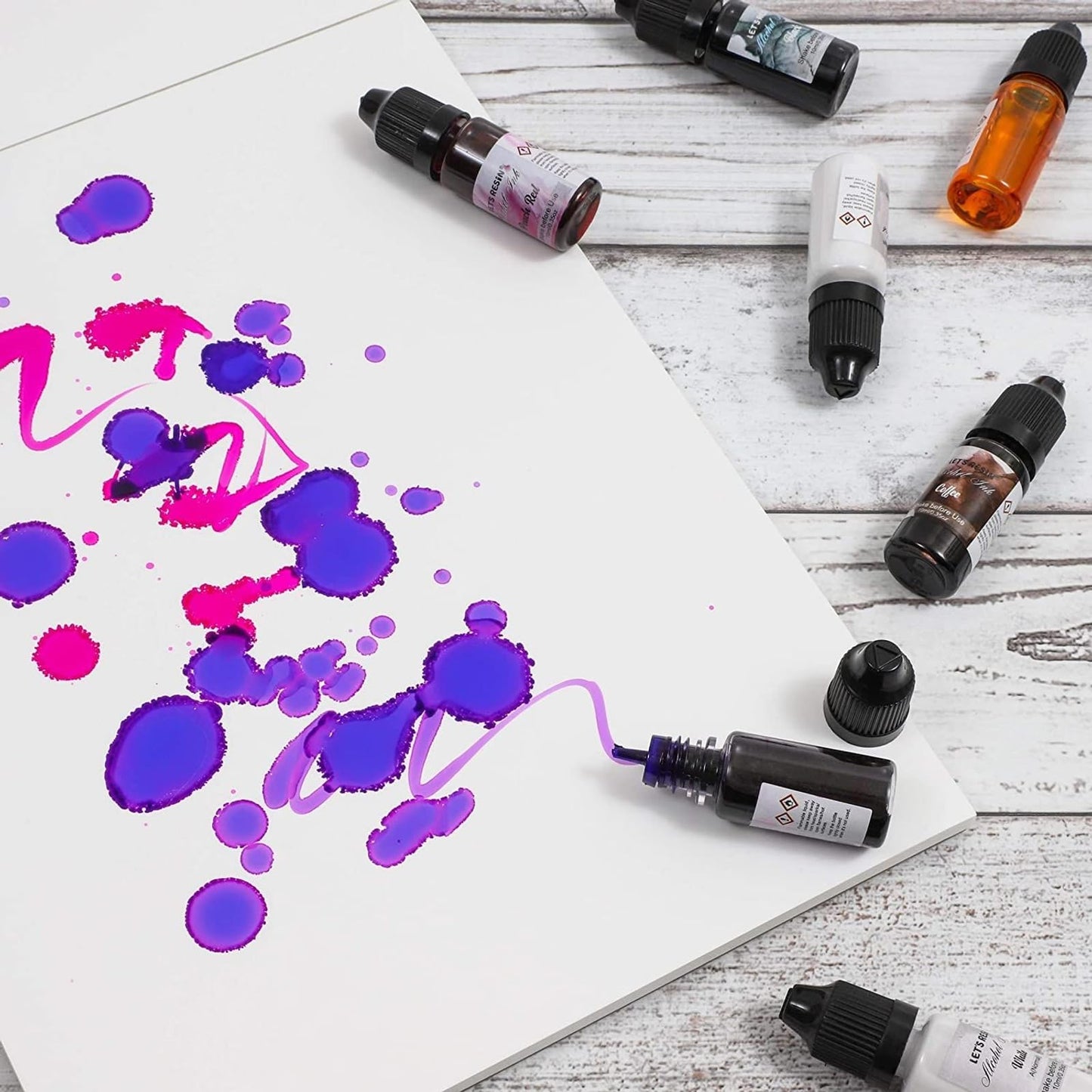 Alcohol Ink Art Paper 8.5 x 11 Inches 25 Sheets