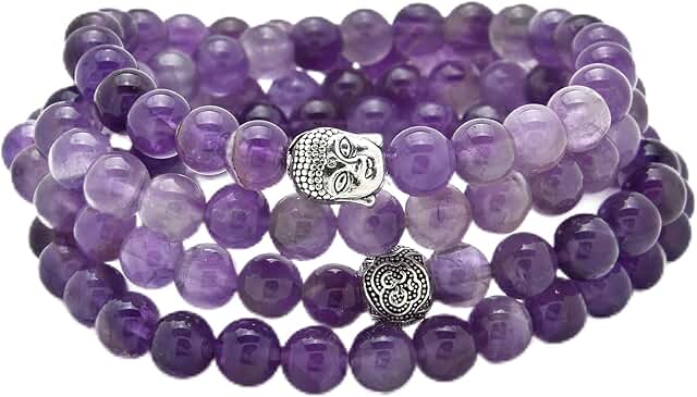 Buddha Charm Meditation Prayer Beads Bracelet or Necklace