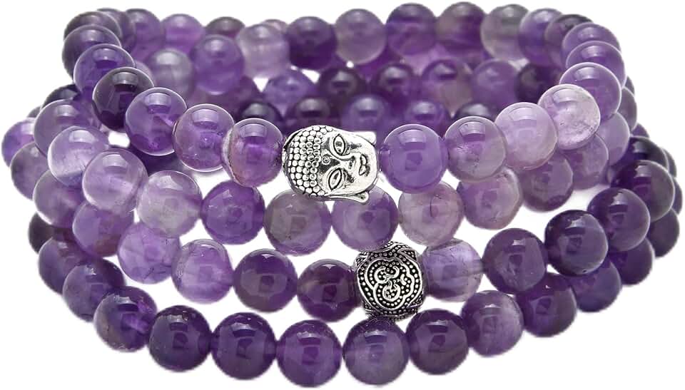 Buddha Charm Meditation Prayer Beads Bracelet or Necklace