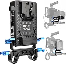 Mini V Mount Battery Adapter Plate with Multiple Power Outputs