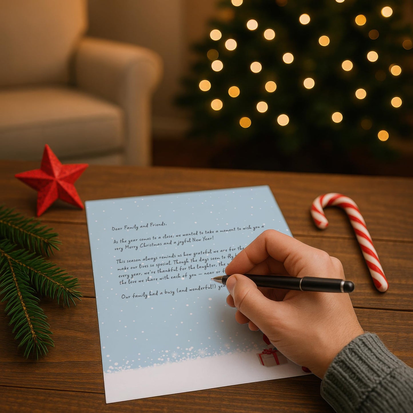 Morning Holiday Paper and Envelope Set, 8.5 x 11