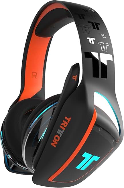 Amplified Stereo RGB Headset for Gaming in Black