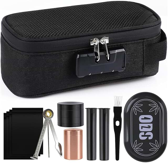 Large Waterproof Storage Bag with 7 Accessories and Lock