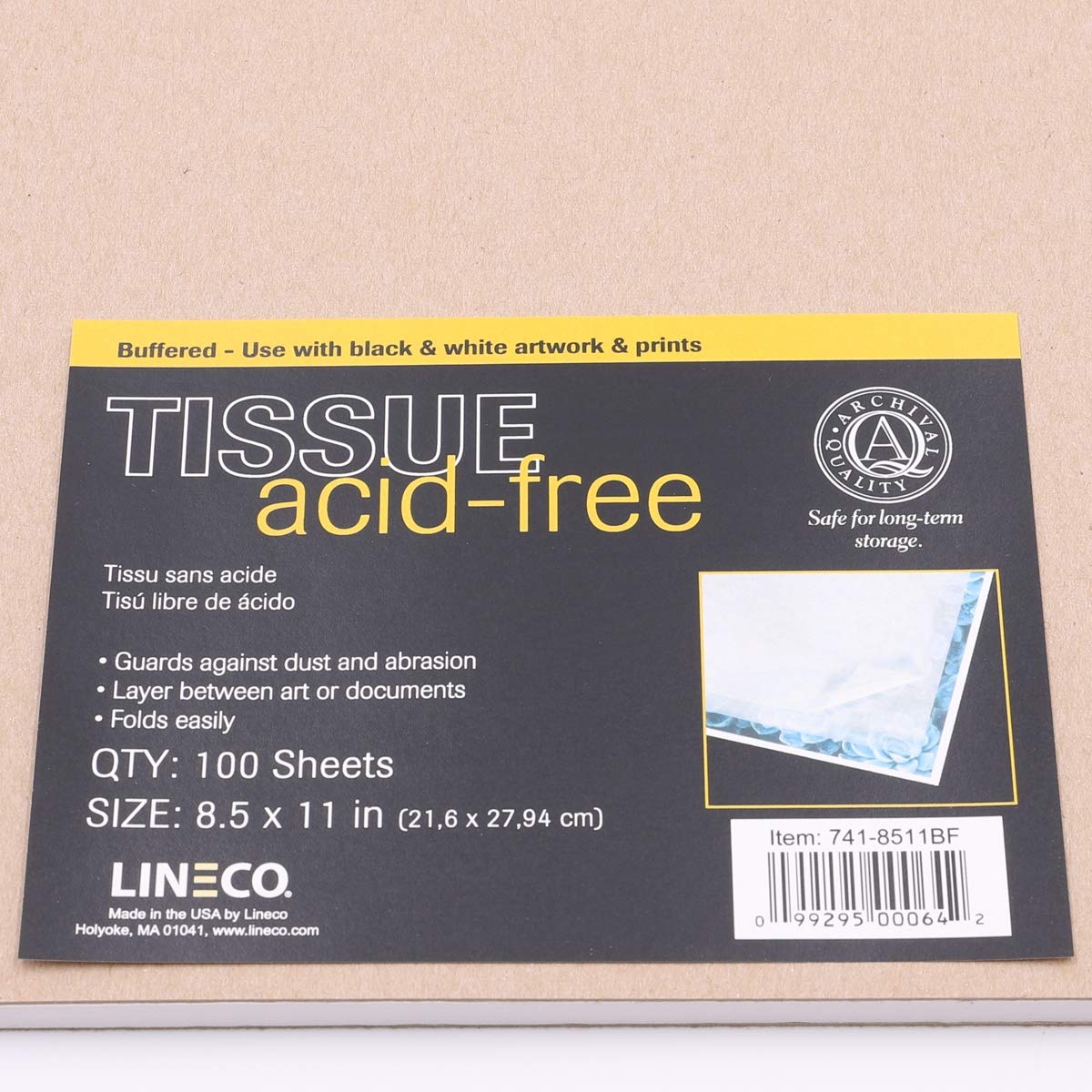 10 Pack Acid-Free Interleaving Tissue 8.5"x11"