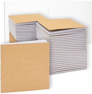 48 Mini Blank Books for Kids, 4x4 Inches