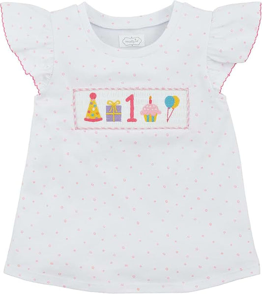 Kids' Smocked Birthday T-Shirt, 12-18 Months