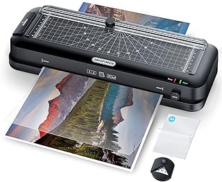 9-Inch Thermal Laminator with Trimmer, Punch, Rounds