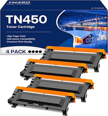 High Yield Black Toner Cartridge for Laser Printers