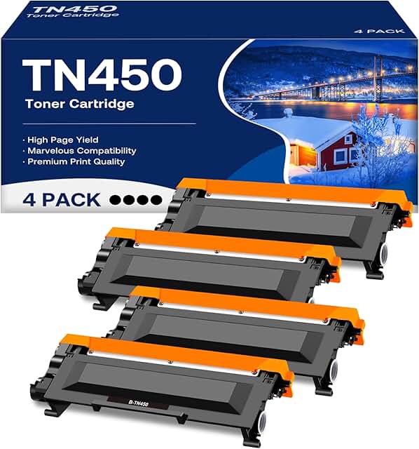 High Yield Black Toner Cartridge for Laser Printers